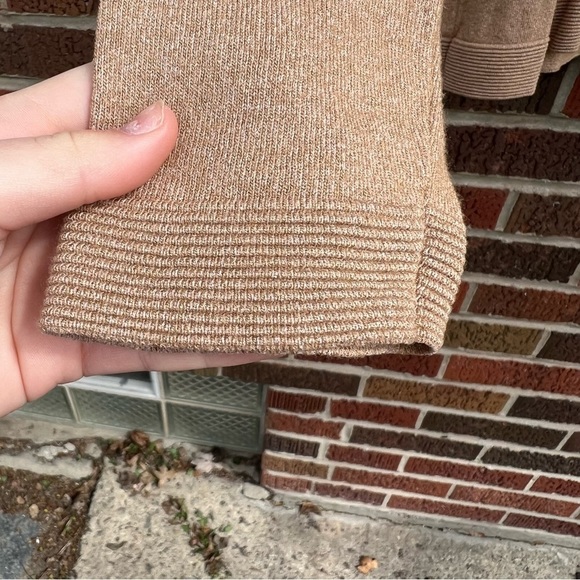 Jones New York Collection Tan Beige Cowl Neck Sweater - Picture 3 of 6